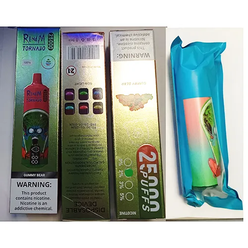 Disposable electronic cigarette with flavoured liquid. Production dates 29/05/24 and 30/05/2024 and expiry dates 28/05/2026 or 29/05/2026