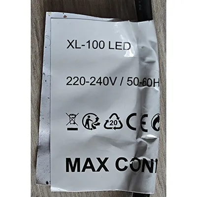 A lighting chain of green colour intended for mutual connection, which contains 100 LEDs of non-replaceable light sources. The product is sold with a device for changing lighting modes.