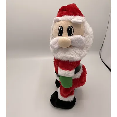 Dancing christmas decoration in the shape of Santa Claus