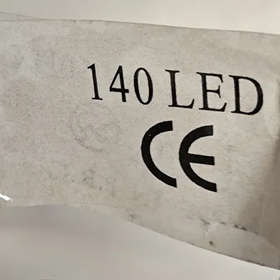 Lighting chain intended for mutual connection, which contains 140 LED non-replaceable light sources. The product is sold with a device for changing lighting modes.