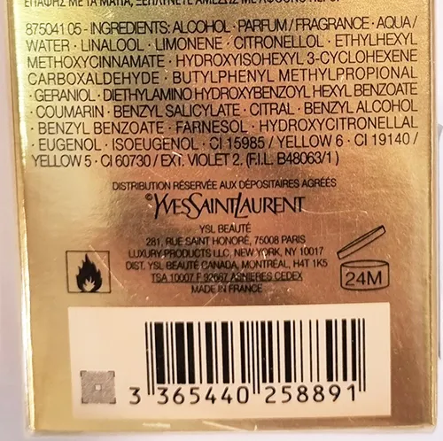 Yves Saint Laurent - Perfume