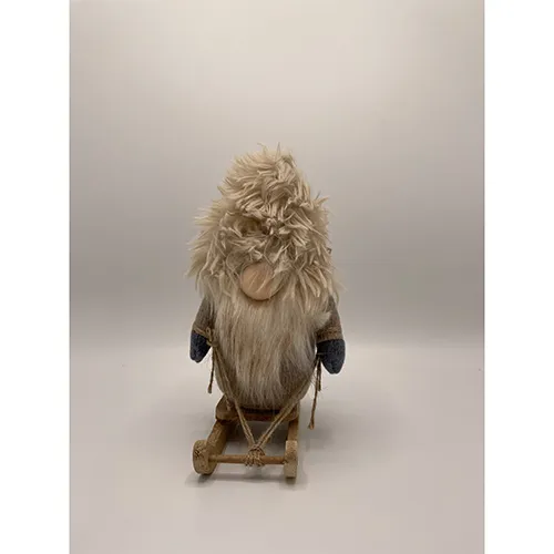 Santa figure on sleigh with LED.