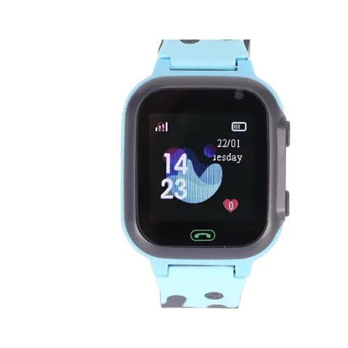 Smart watch for kids with a GPS function, delivered with a USB cable. Product sold online, in particular via Amazon (ASIN B0CFVXGWFC)