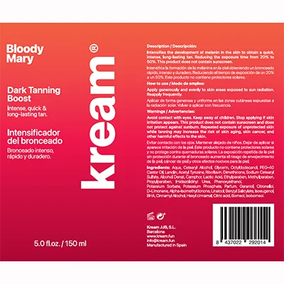 Kream - Tanning product