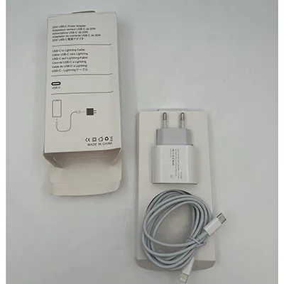 USB-C charger for iPhone. Product sold online.