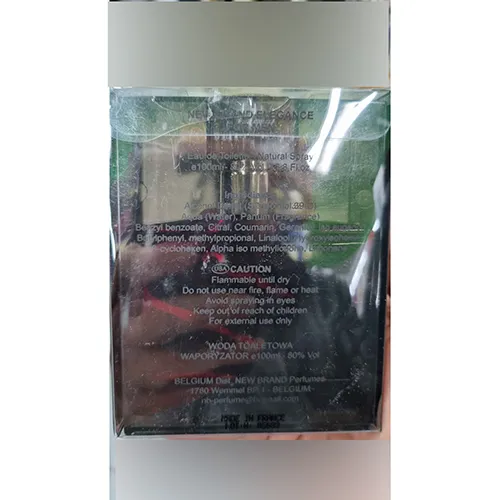 Eau de toilette, 100 ml.