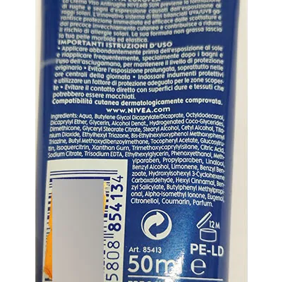 Nivea - Sunscreen