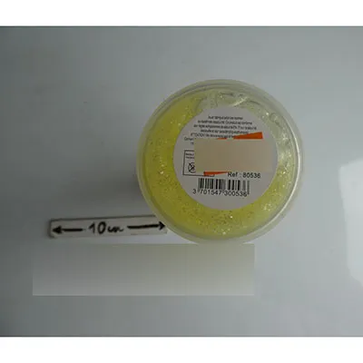 Yellow toy slime.