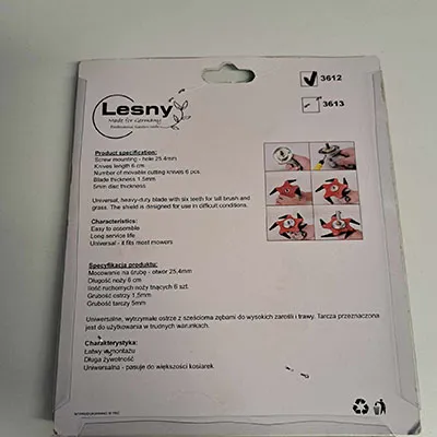 Lesny - Attachment for brush cutters