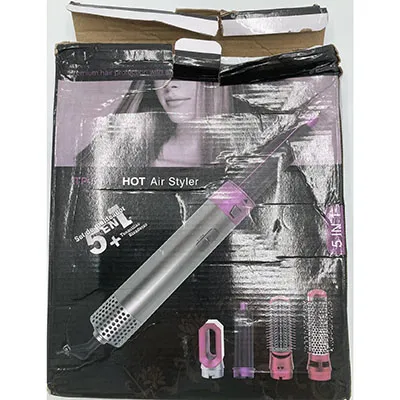 Pink coloured hair styler device. Product sold online, in particular via solivas.se.