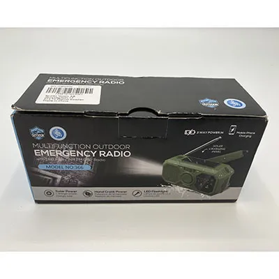 Multifunction Outdoor - Emergency radio