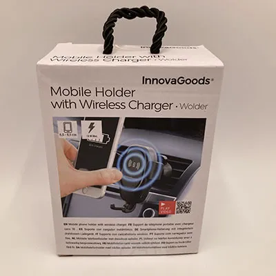 Innovagoods - Mobile phone holder with wireless charger