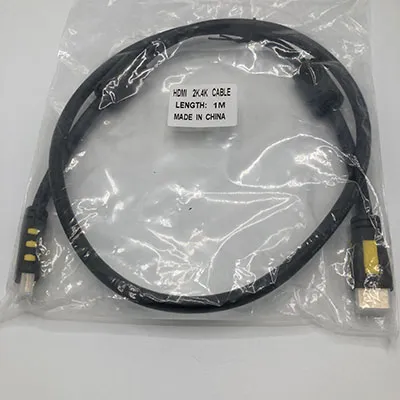 Black cable. 1 m.