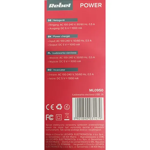 REBEL - USB charger