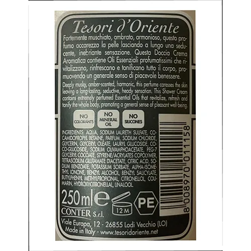 Tesori d'Oriente - Shower cream