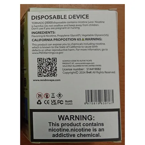 RENdM - Disposable electronic cigarette