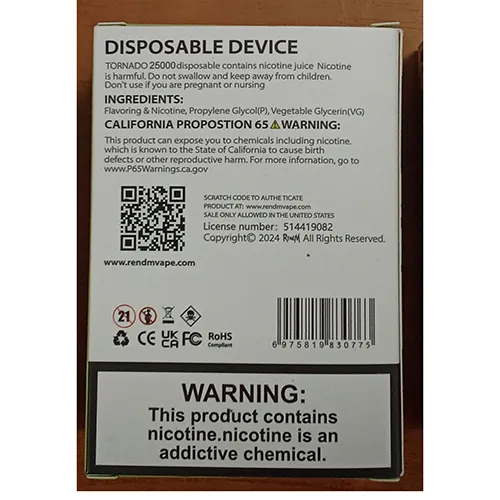 RENdM - Disposable electronic cigarette