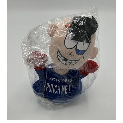 Battery-operated toy doll, 23 cm in height, intended for stress relief.