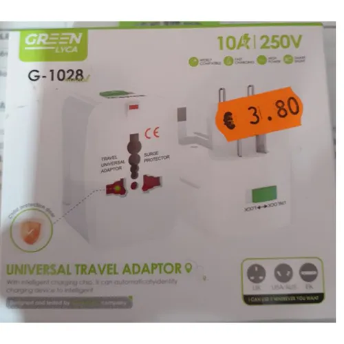 GREEN LYCA - Travel adaptor