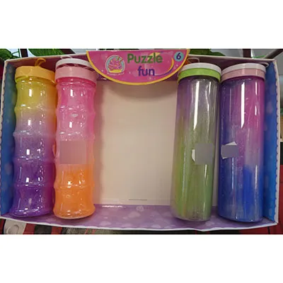 Multi-coloured slime.