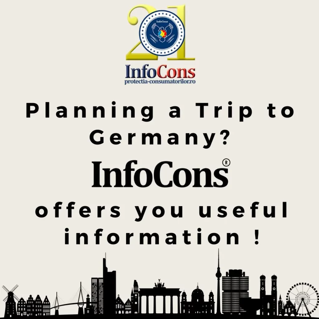 Planning a Trip to Germany ? InfoCons Consumer Protection Offers You Useful Information !