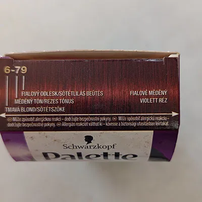 Schwarzkopf Palette - Hair dye