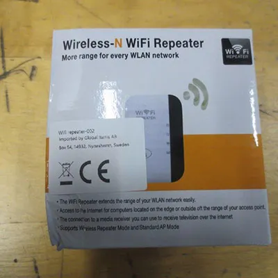 White WiFi repeater.