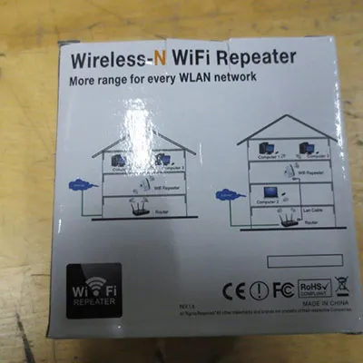 White WiFi repeater.