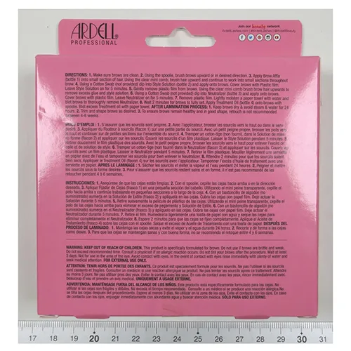 InfoCons Consumer Protection Alert: Ardell Professional - Brow lamination kit