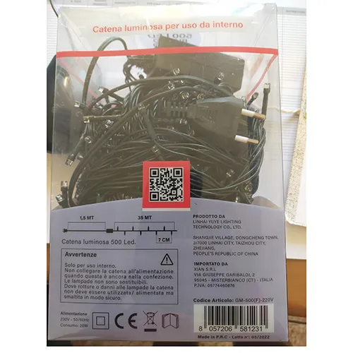 InfoCons Consumer Protection Alert: GINMA - Lighting chain
