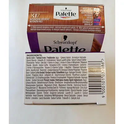 InfoCons Consumer Protection Alert: Schwarzkopf Palette - Hair dye