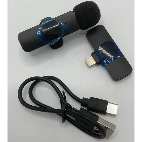 Wireless microphone. Product sold, in particular online via Wish.