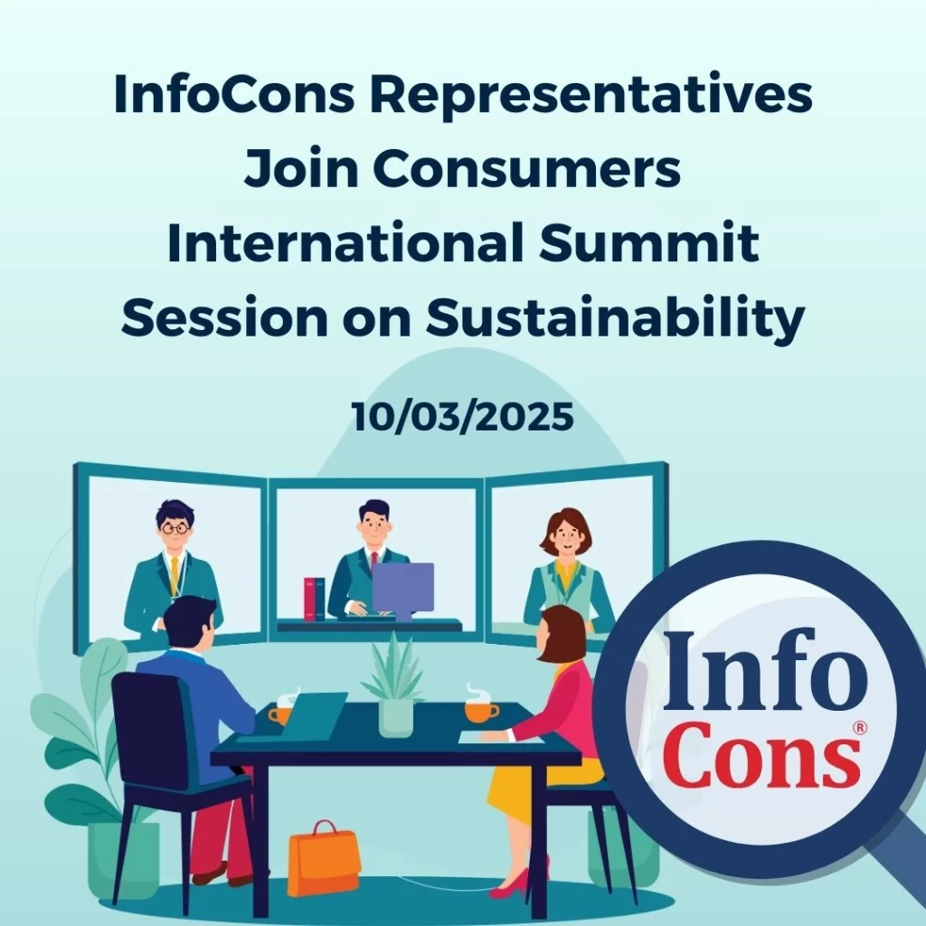 InfoCons Consumers Protection Representatives Join Consumers International Summit Session on Sustainability