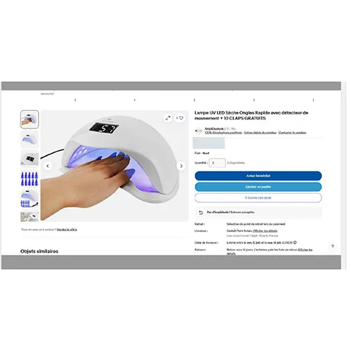 BEAUTYLUSHH - UV nail lamp