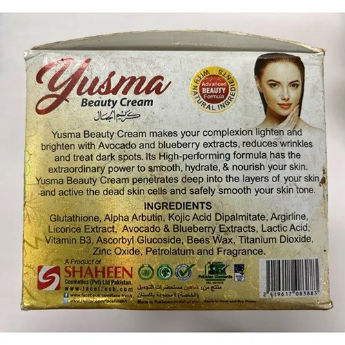 Yusma - Skin lightening cream