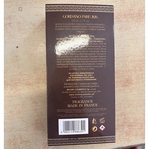 GORDANO PARFUMS - Eau de toilette