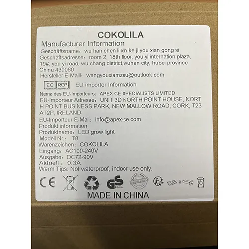 COKOLILA - Grow light