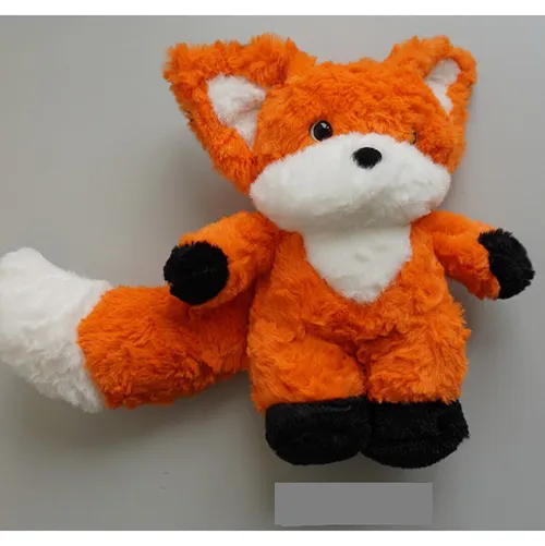 Soft toy, in the shape of a fox. Product sold online, in particular via SHEIN.