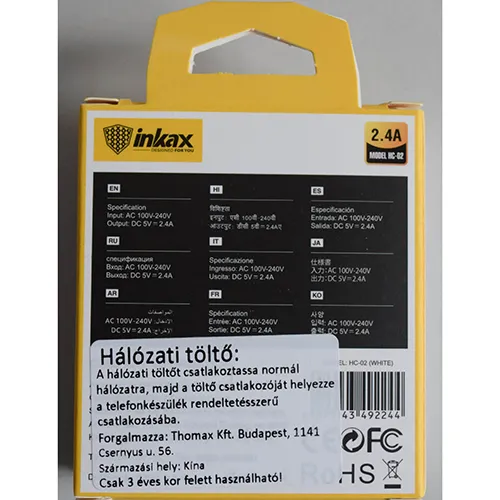 INKAX - USB charger