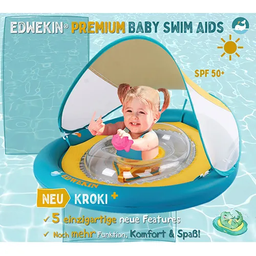 Edwekin Premium Baby Swim Aids - Inflatable swim seat