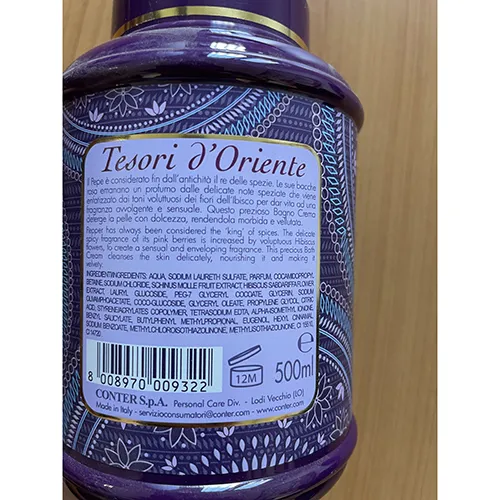 Tesori d'Oriente - Bath cream