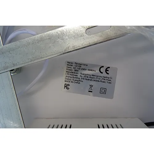 Ceiling lamp, 36W, AC 110-240V, 50-60Hz. Product sold online, in particular via TEMU.