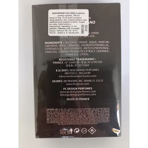 Eau de toilette, intended for men, 100 ml.