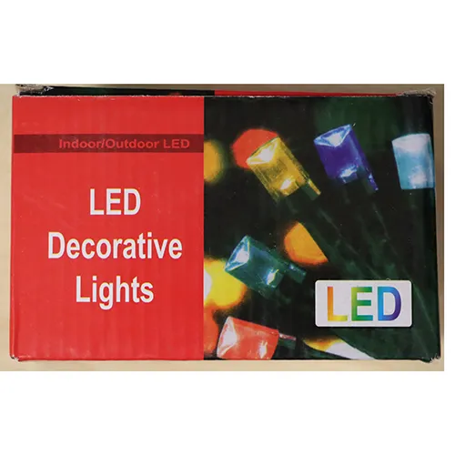 Lighting chain that consists of non-replaceable LED light sources and a device for changing lighting modes.