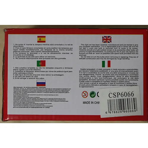 Lighting chain that consists of non-replaceable LED light sources and a device for changing lighting modes.