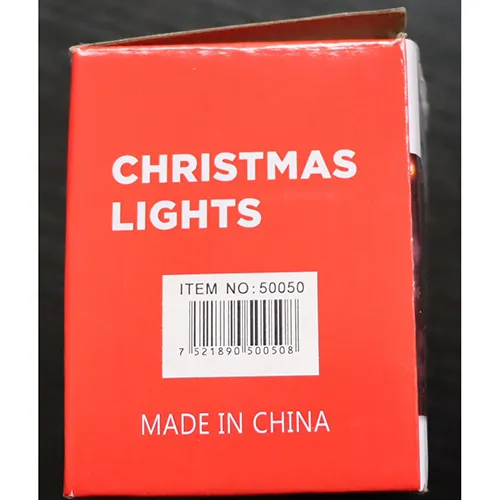 A lighting chain designed for interconnection, consisting of non-replaceable LED light sources and a device for changing lighting modes.