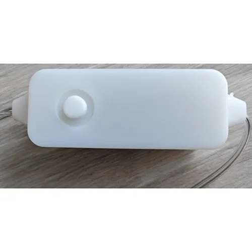 A lighting chain designed for interconnection, consisting of non-replaceable LED light sources and a device for changing lighting modes.