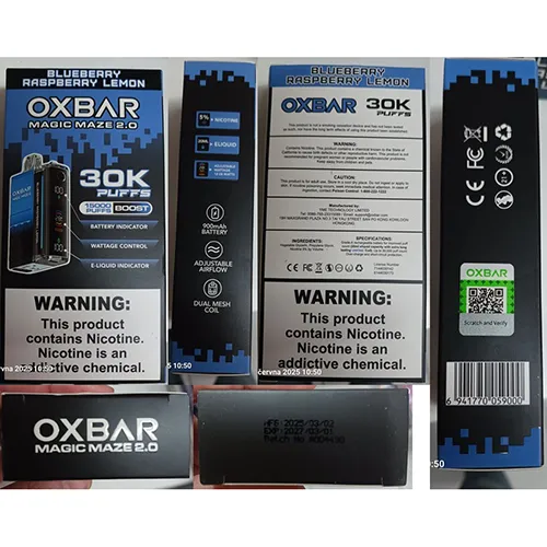 OXBAR - Disposable electronic cigarette
