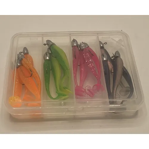 Fishing bait with lead weights. Product sold online, in particular via Temu