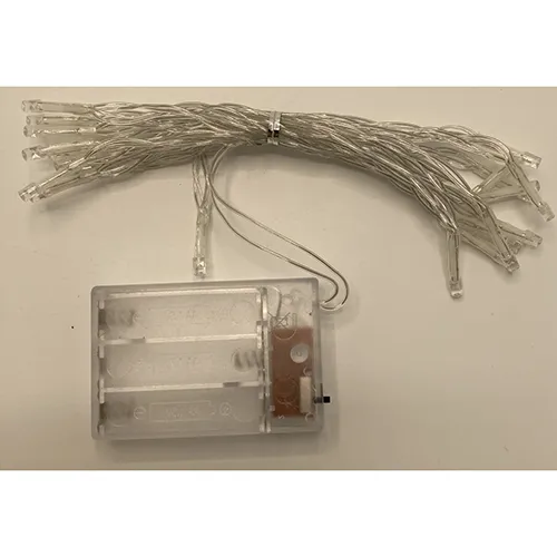 LED lighting chain. Product sold online, in particular via Temu.